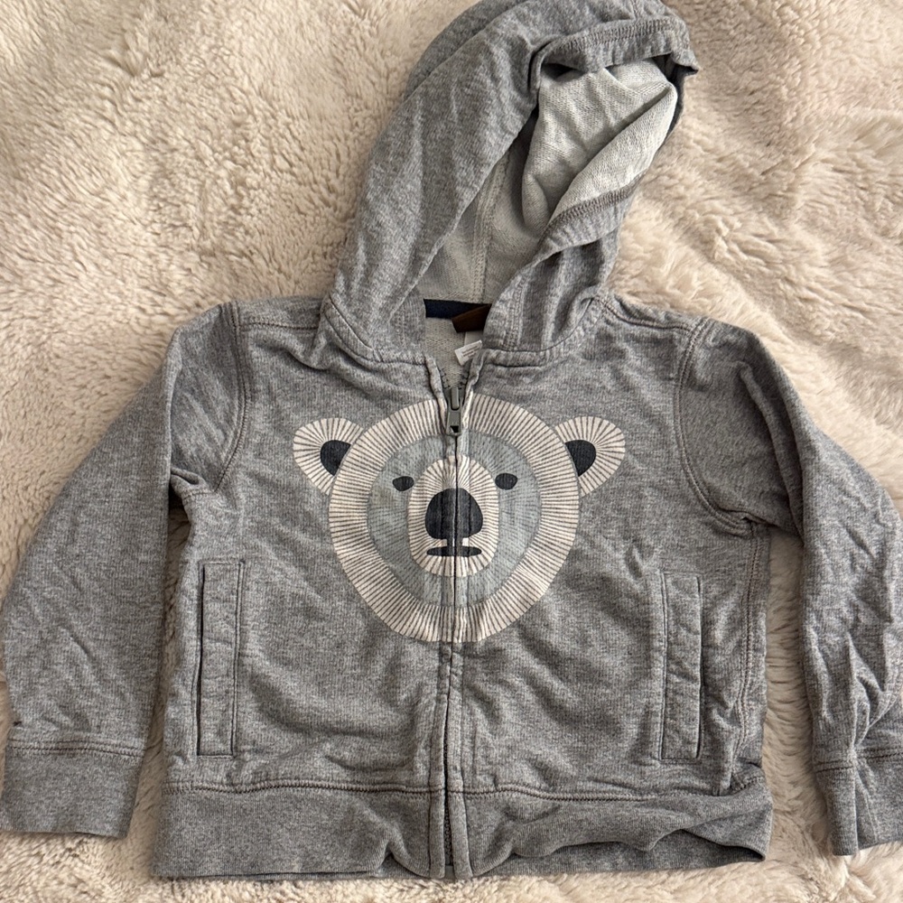 Tea Collection Polar Bear Zip Hoodie